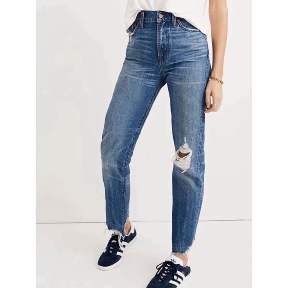 Madewell Blue Distressed The Perfect Summer Jean  Jeans